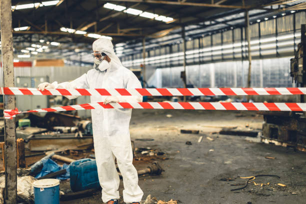 Professional Biohazard technician working in Pittsville, WI